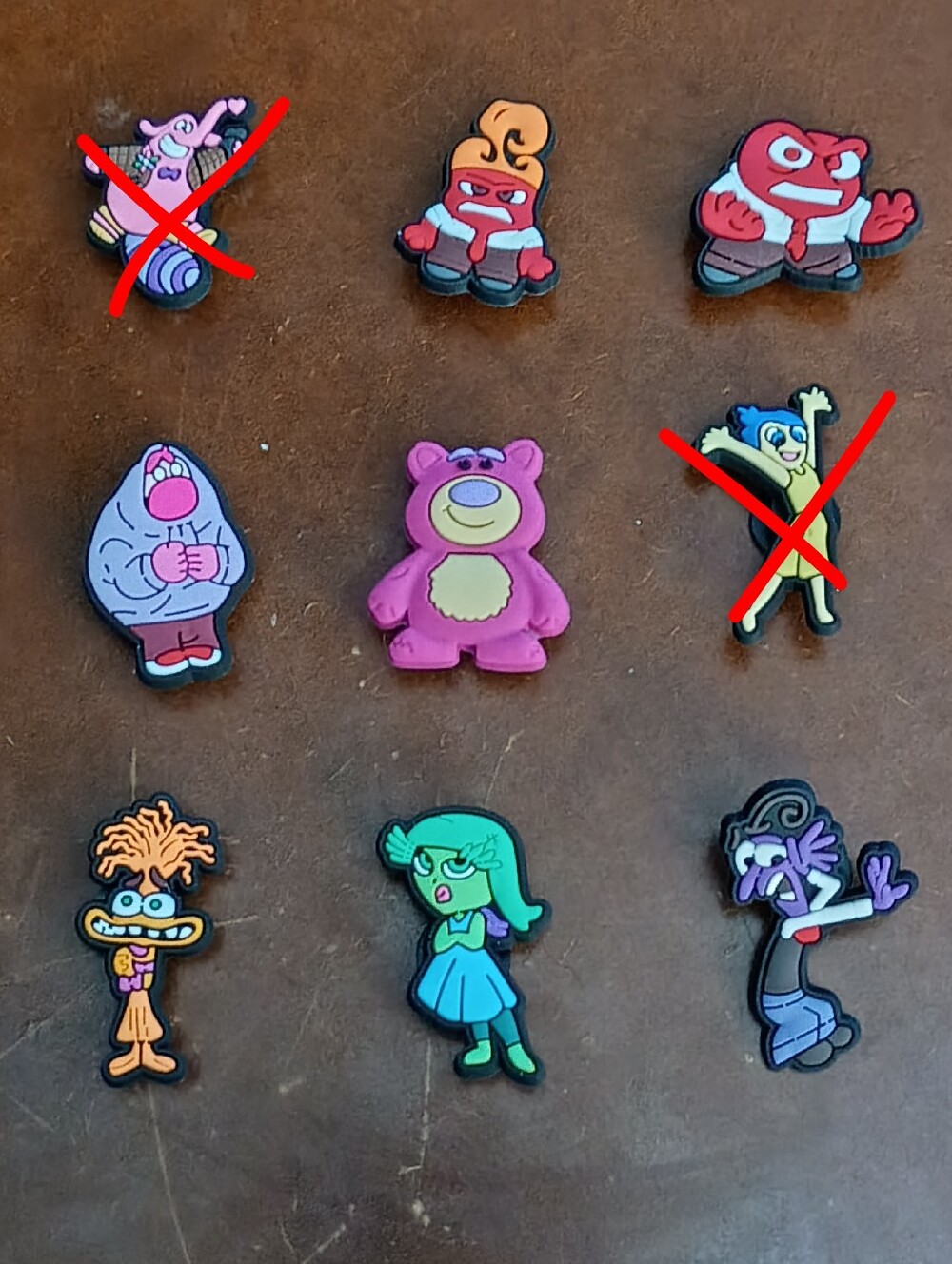 10/$10 Jibbitz Croc Shoe Charms - Mix/Match - Inside Out - New